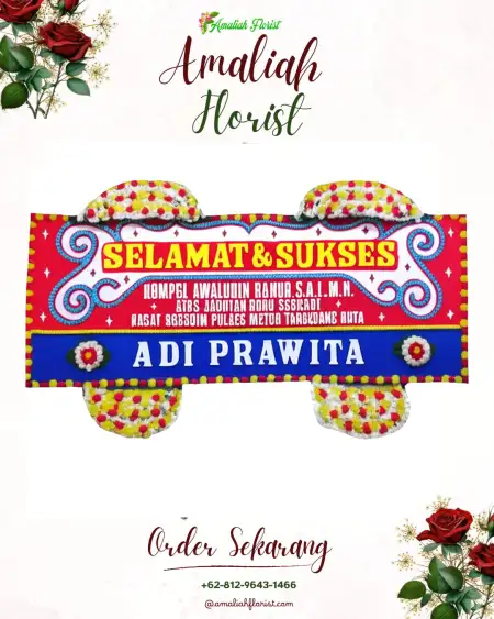 Papan Bunga Ucapan Selamat Sukataris